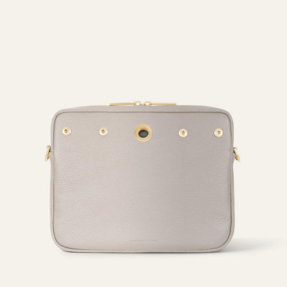 Mia Crossbody | Porcelain with Gold hardware