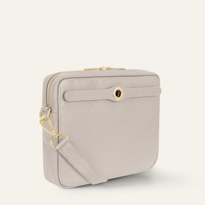 Mia Crossbody | Porcelain with Gold hardware