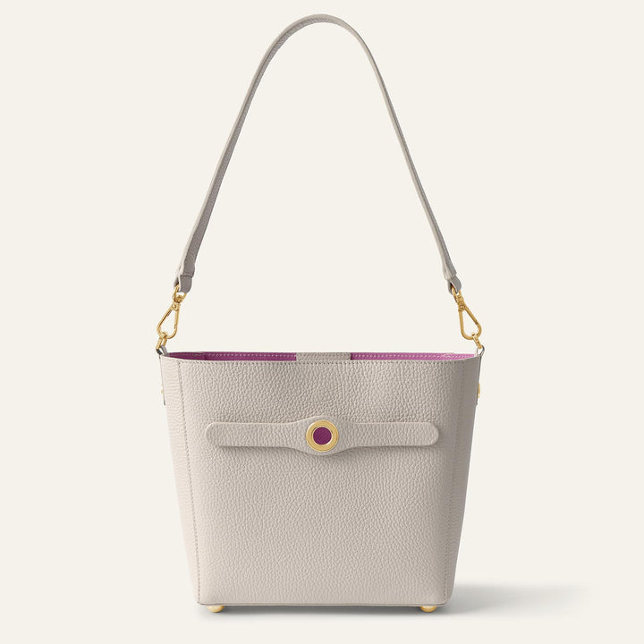 Porcelain Sarah Haran Mini S Tote with Gold Hardware front | C02-G