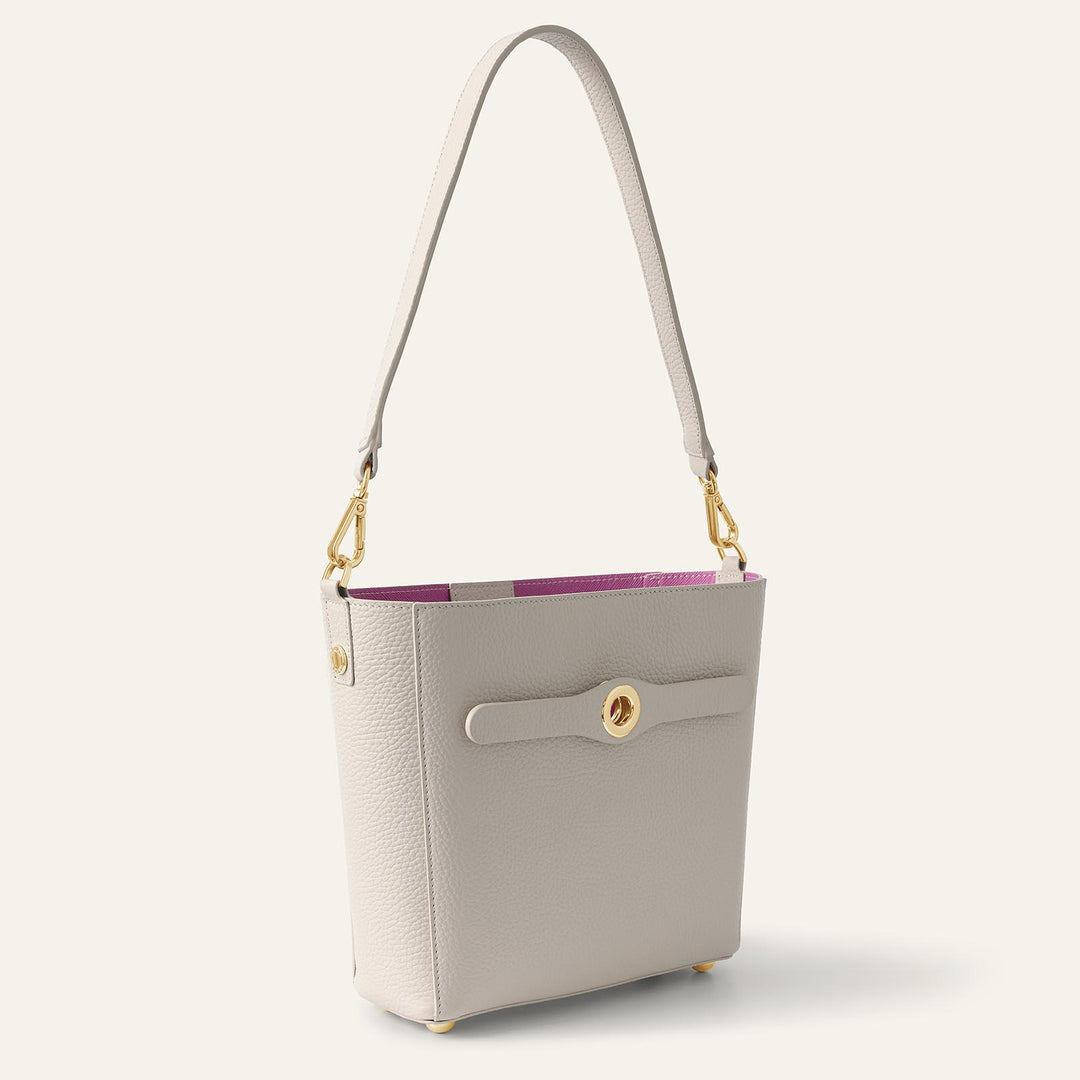 Porcelain Sarah Haran Mini S Tote with Gold Hardware side | C02-G