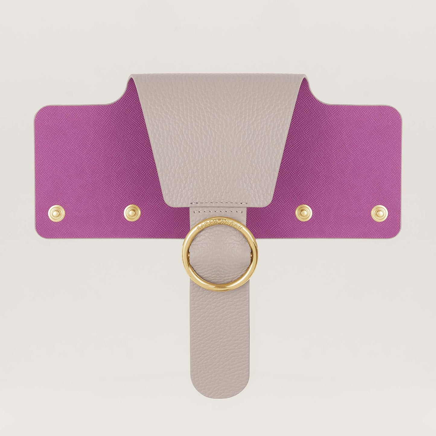 Ring Flap Classic | Porcelain with Gold hardware