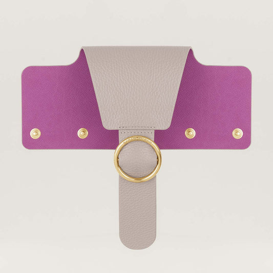 Ring Flap Classic | Porcelain with Gold hardware