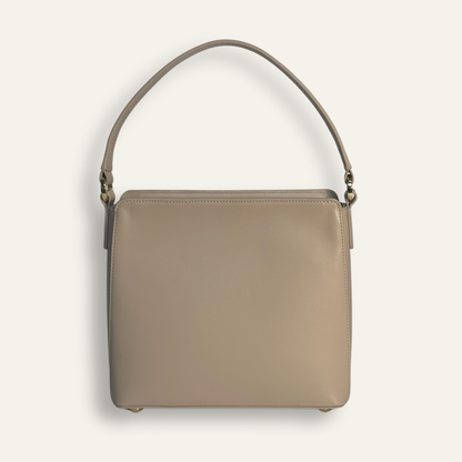 Preloved Rosa Handbag | Nude with Gold hardware