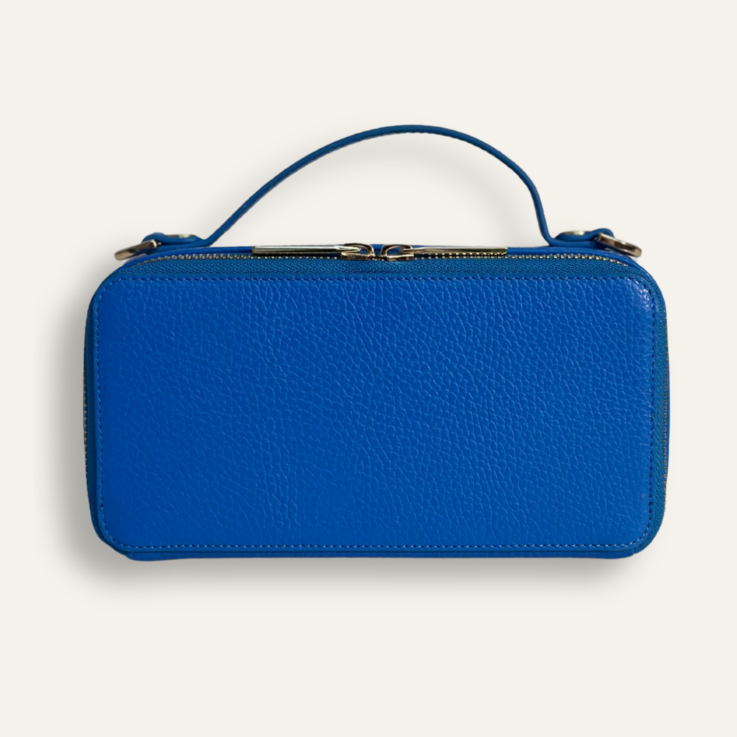 Preloved Marie Handbag | Sapphire with Gold hardware