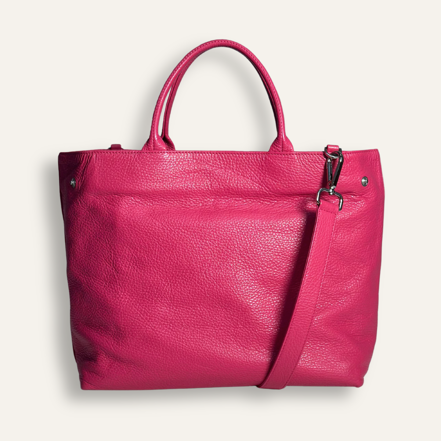 Preloved Dahlia Tote | Orchid with Silver hardware