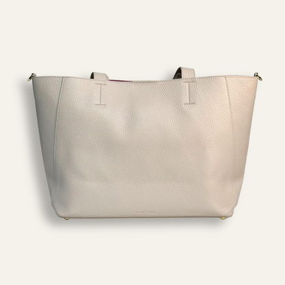 Preloved Sarah Tote | Porcelain with Gold hardware