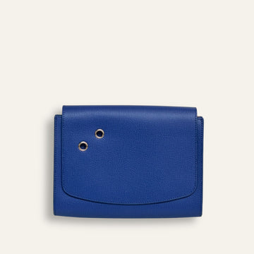 Preloved Blossom Handbag | Cobalt Blue with Gold hardware