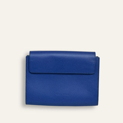 Preloved Blossom Handbag | Cobalt Blue with Gold hardware