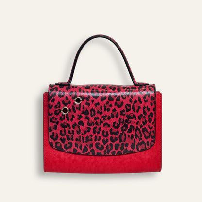 Preloved Blossom Handbag | Candy Apple with Gold hardware