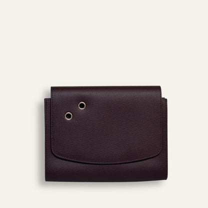 Preloved Blossom Handbag | Wine with Gold hardware
