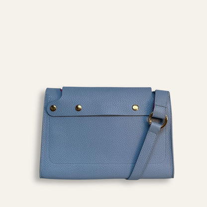 Preloved Daisy Crossbody | Cornflower with Gold hardware