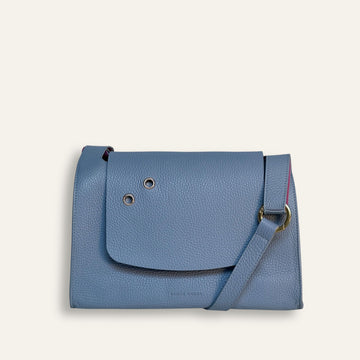 Preloved Daisy Crossbody | Cornflower with Gold hardware
