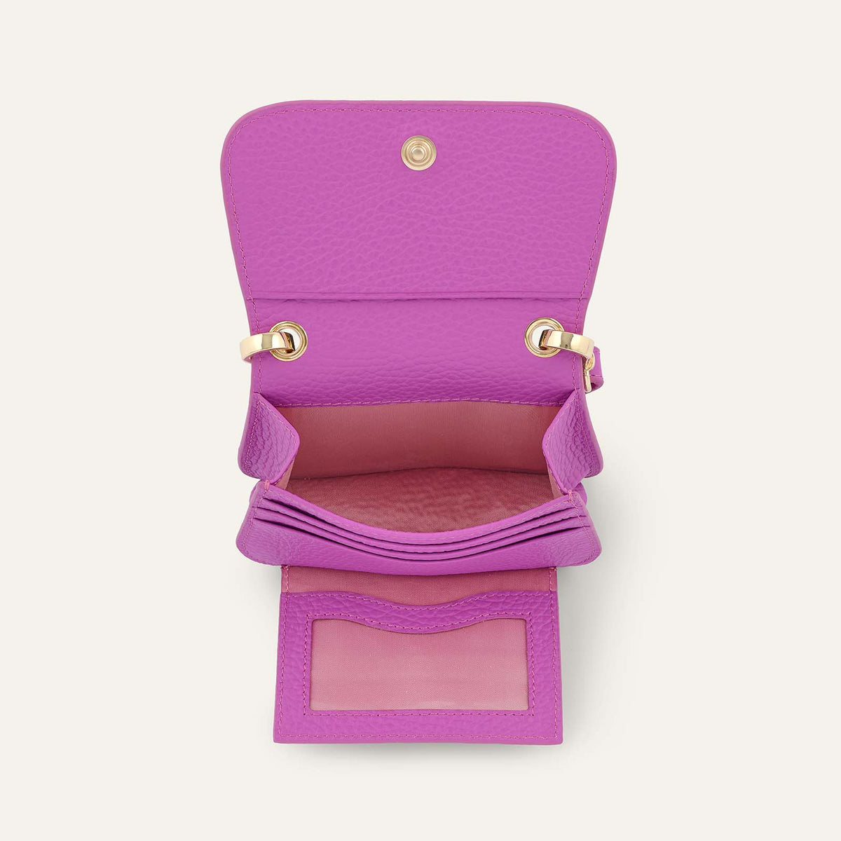 Jade Nano | Purple Rose with Gold hardware