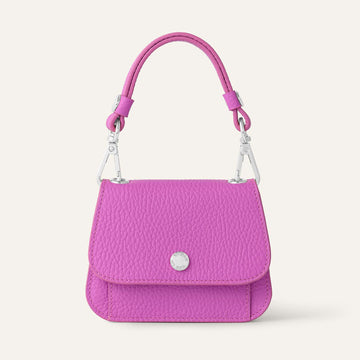 Jade Nano | Purple Rose with Silver hardware