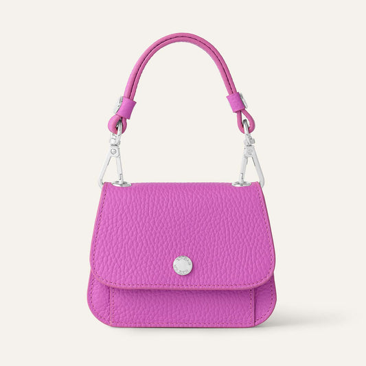 Jade Nano | Purple Rose with Silver hardware