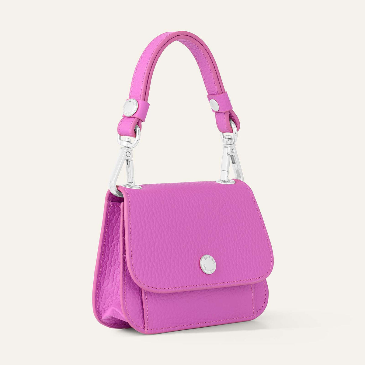 Jade Nano | Purple Rose with Silver hardware