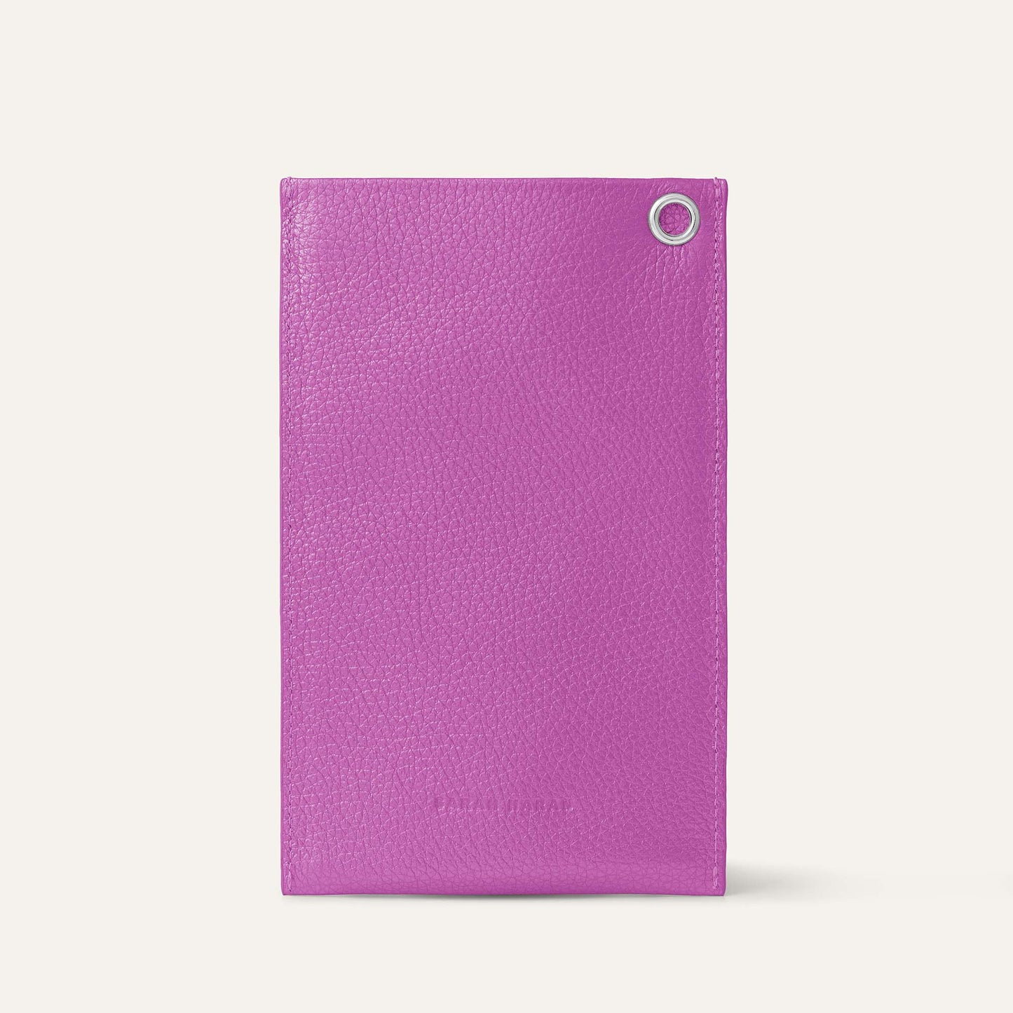 Primrose Pouch | Purple Rose with Silver hardware