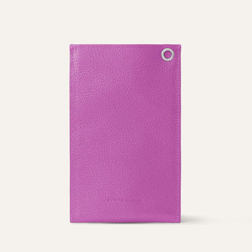 Primrose Pouch | Purple Rose with Silver hardware