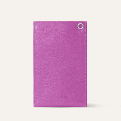 Primrose Pouch | Purple Rose with Silver hardware