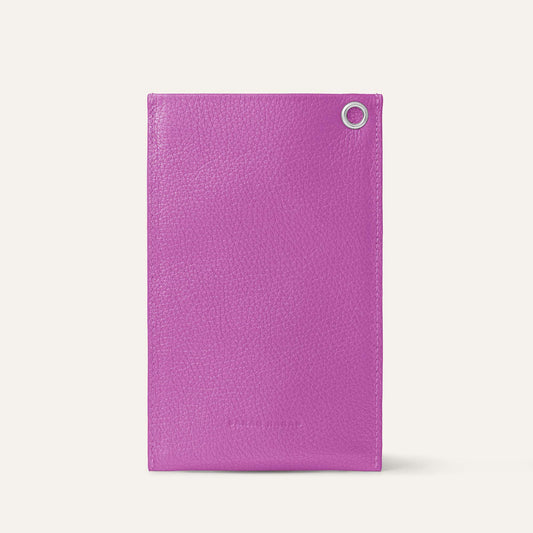 Primrose Pouch | Purple Rose with Silver hardware