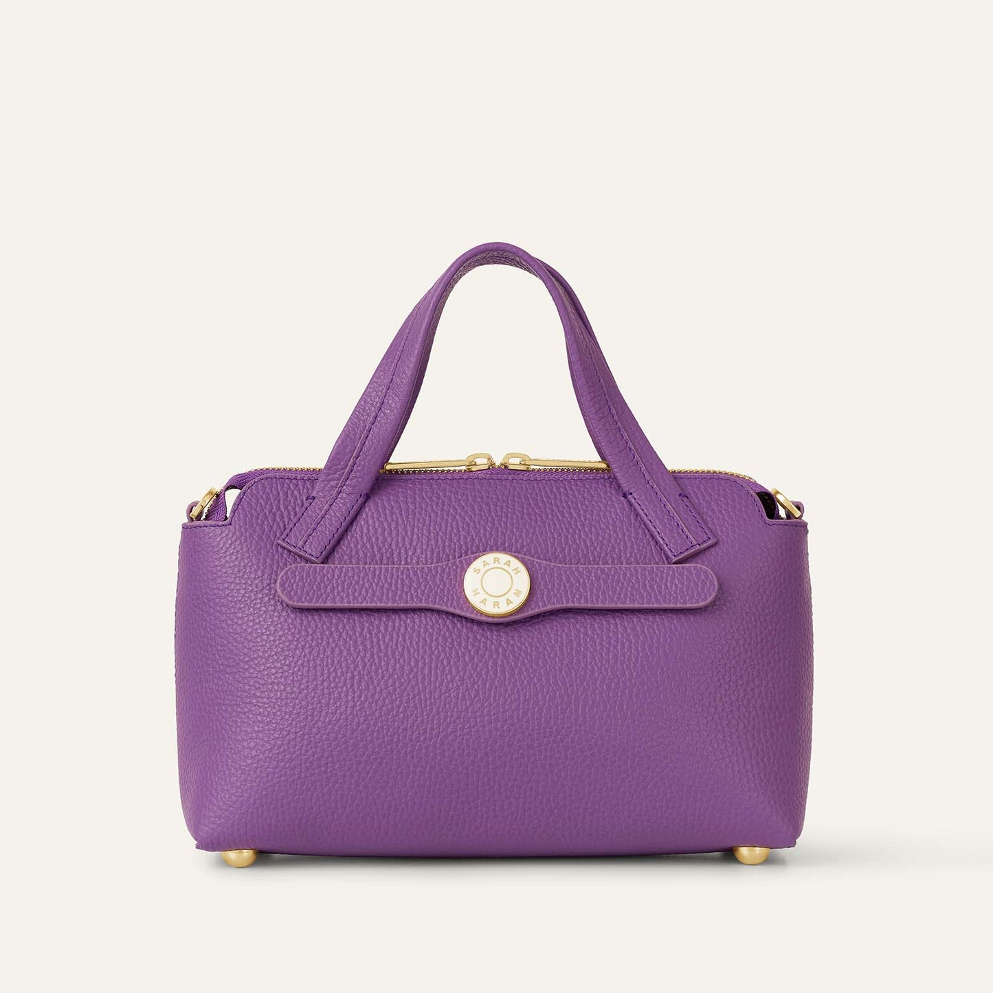 Mini J | Purple with Gold hardware
