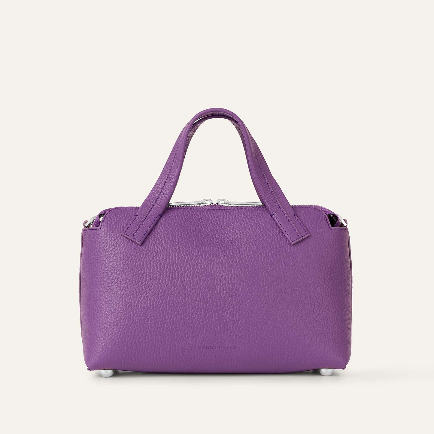 Mini J | Purple with Silver hardware