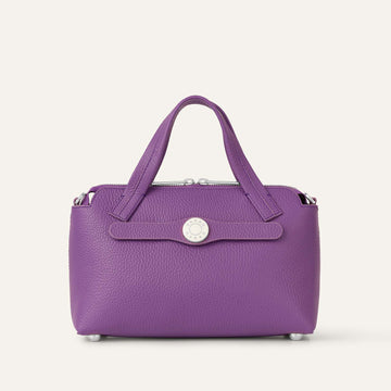 Mini J | Purple with Silver hardware