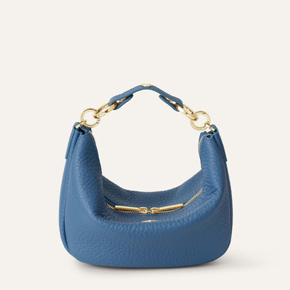 Tansy Sling | Retro Blue with Gold hardware