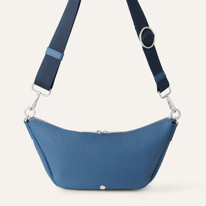 Tansy Sling | Retro Blue with Silver hardware