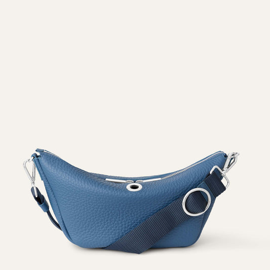 Tansy Sling | Retro Blue with Silver hardware