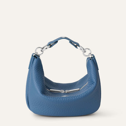 Tansy Sling | Retro Blue with Silver hardware