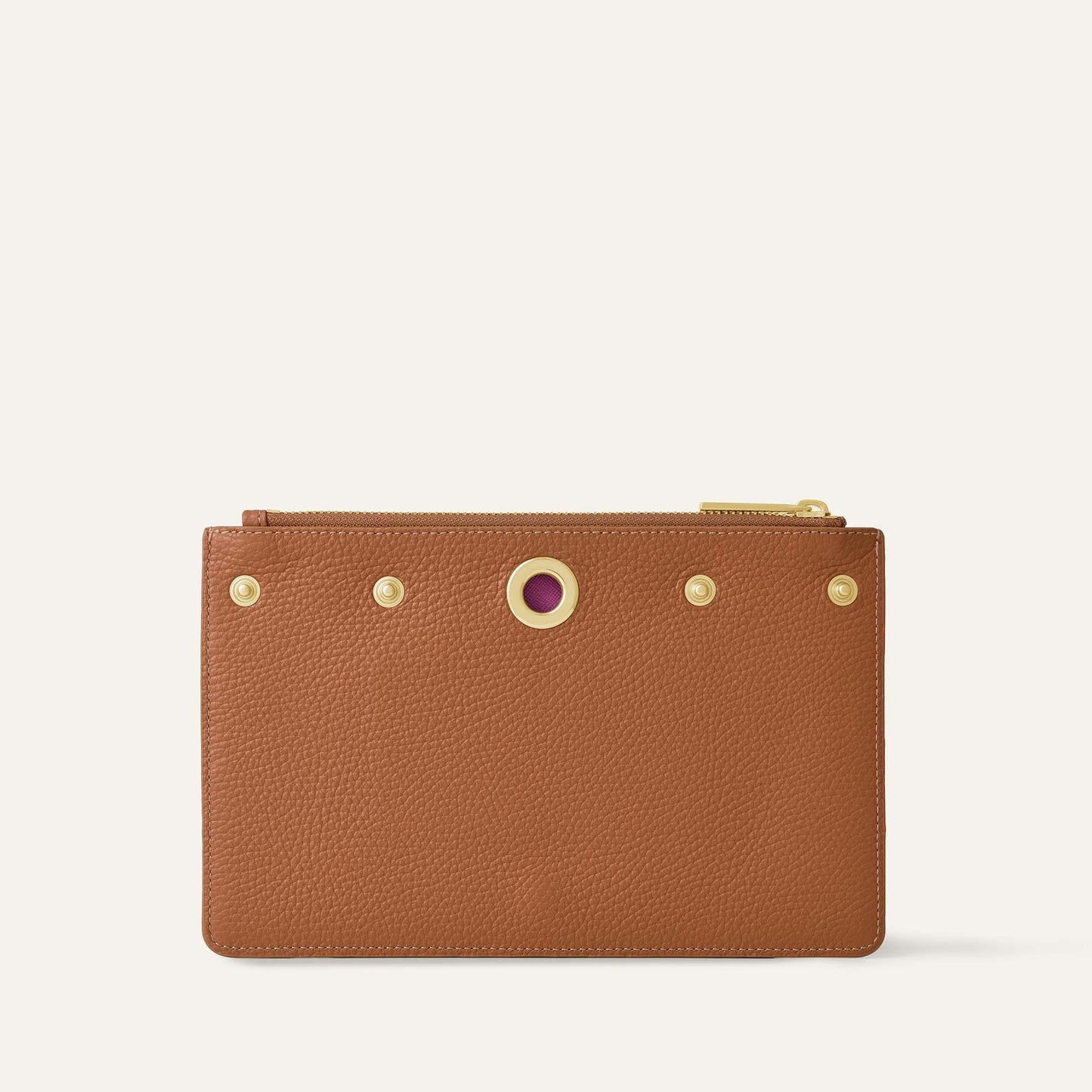 Voyager Pouch | Sand Tan with Gold hardware