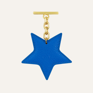 Star Tassel | Sapphire with Gold hardware