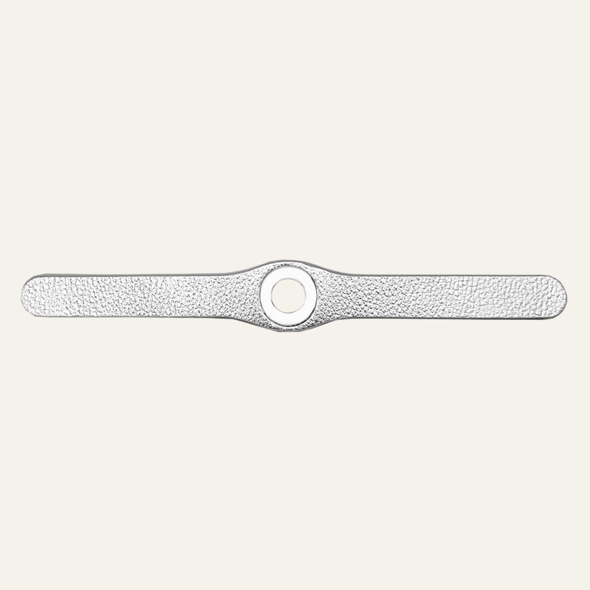 Deco Classic | Soft Metallic Silver with Silver hardware