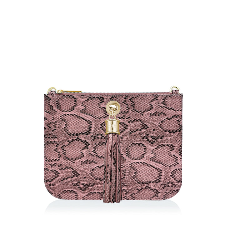 Pink Python Ivy - Limited Edition - Sale with Gold hardware front 1 | P30-G