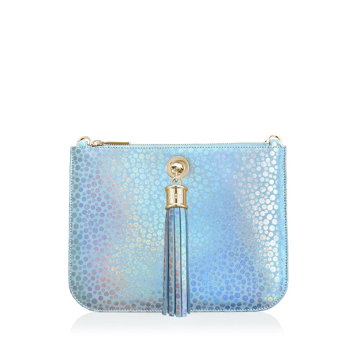 Blue Snowflake Ivy - Limited Edition - Sale with Gold hardware front 1 | U31-G