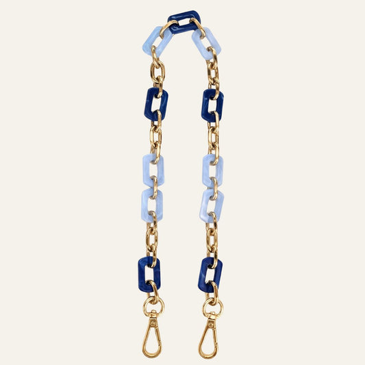 Nova Strap | Blue Mix with Gold hardware