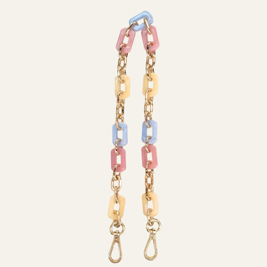 Nova Strap | Pastel Mix with Gold hardware