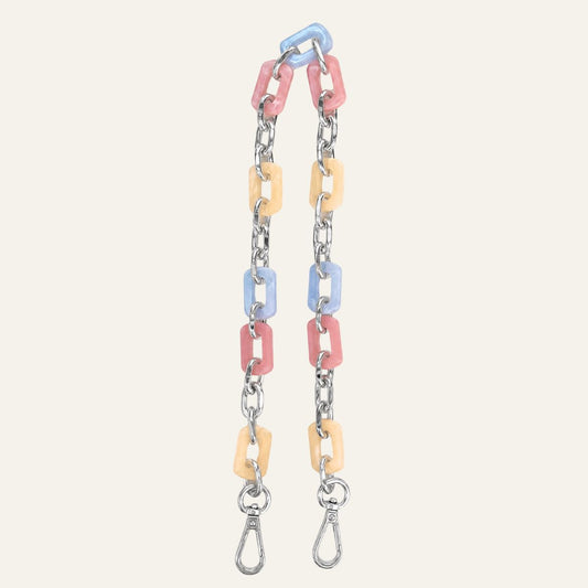 Nova Strap | Pastel Mix with Silver hardware