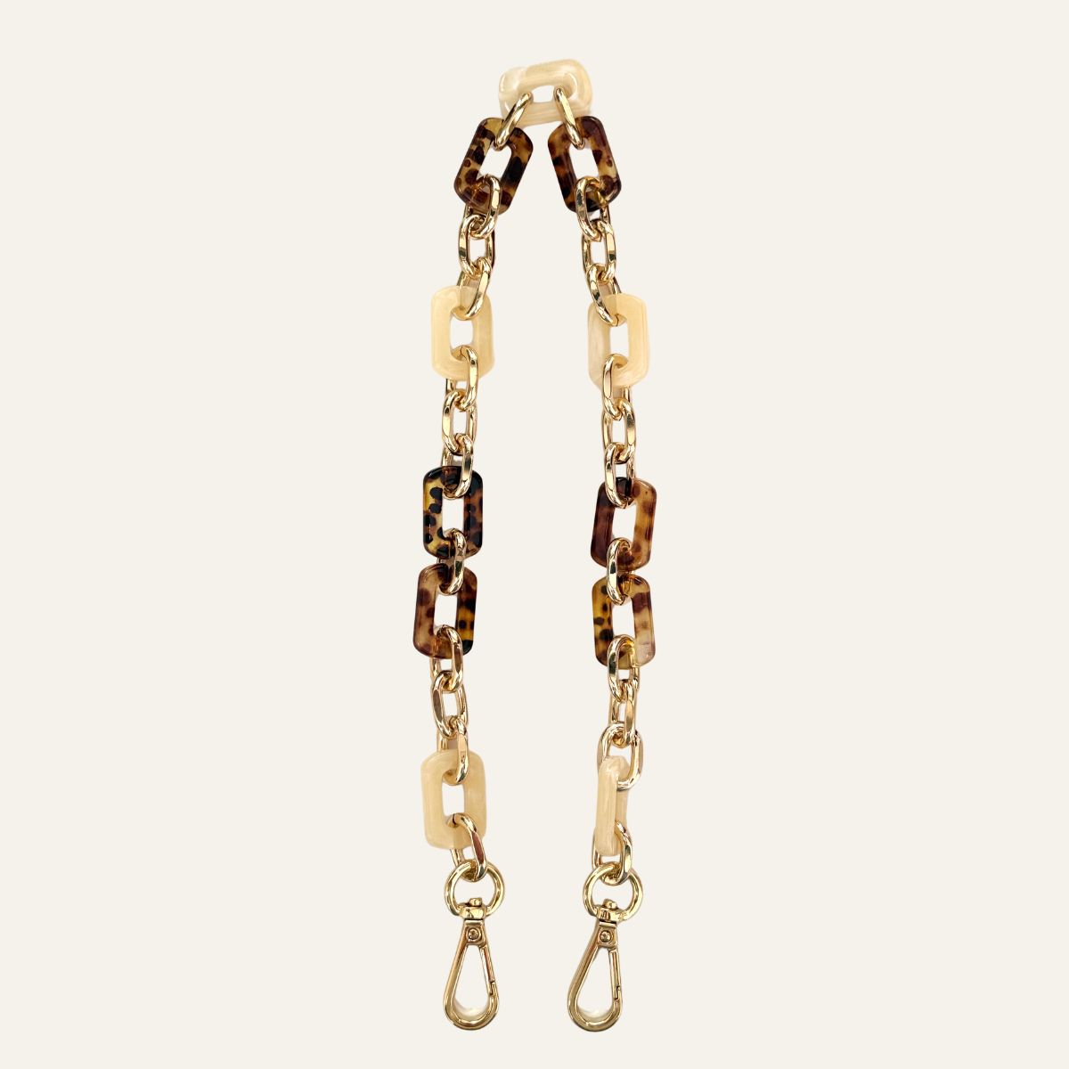 Nova Strap | Tortoiseshell Mix with Gold hardware