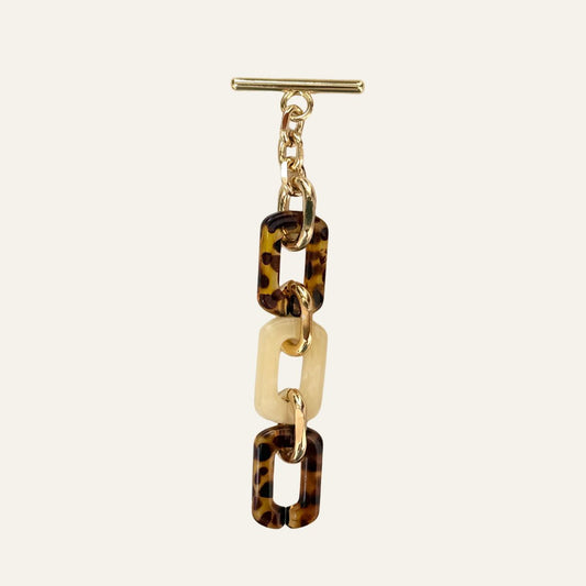 Nova Tassel | Tortoiseshell Mix with Gold hardware