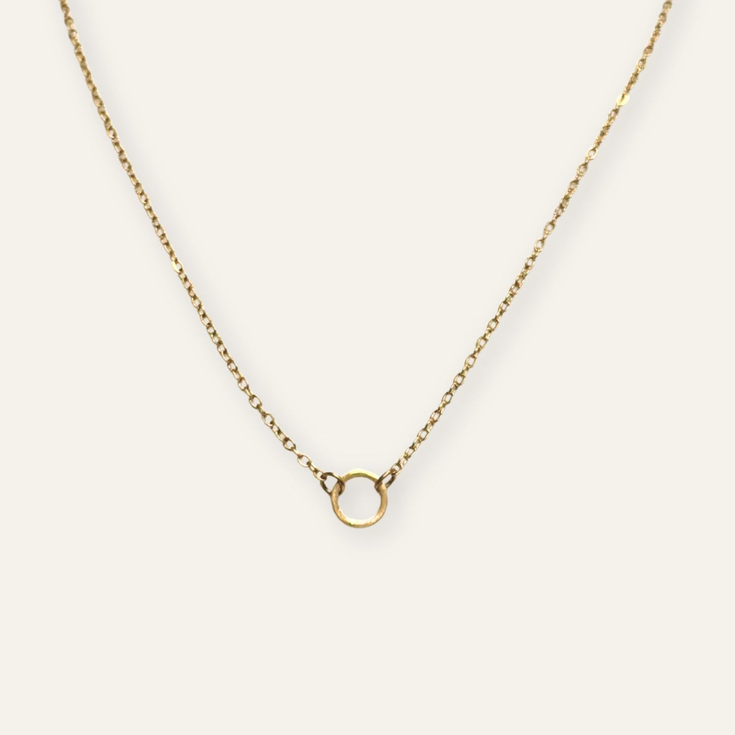 Halo Chain Necklace | with Gold hardware