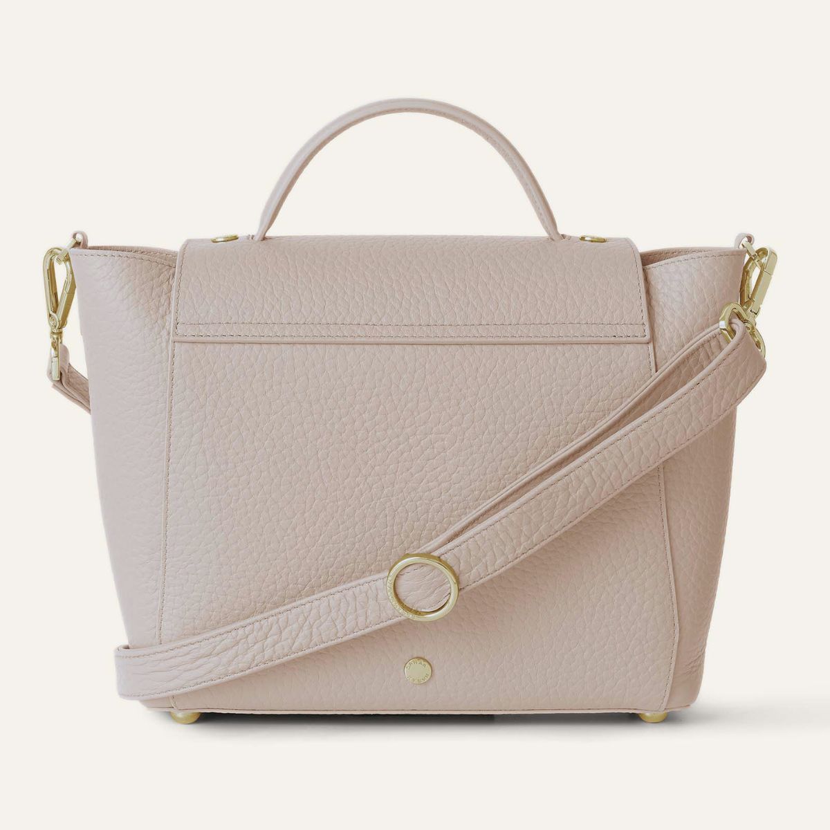 Tansy Top Handle | Nude with Gold hardware