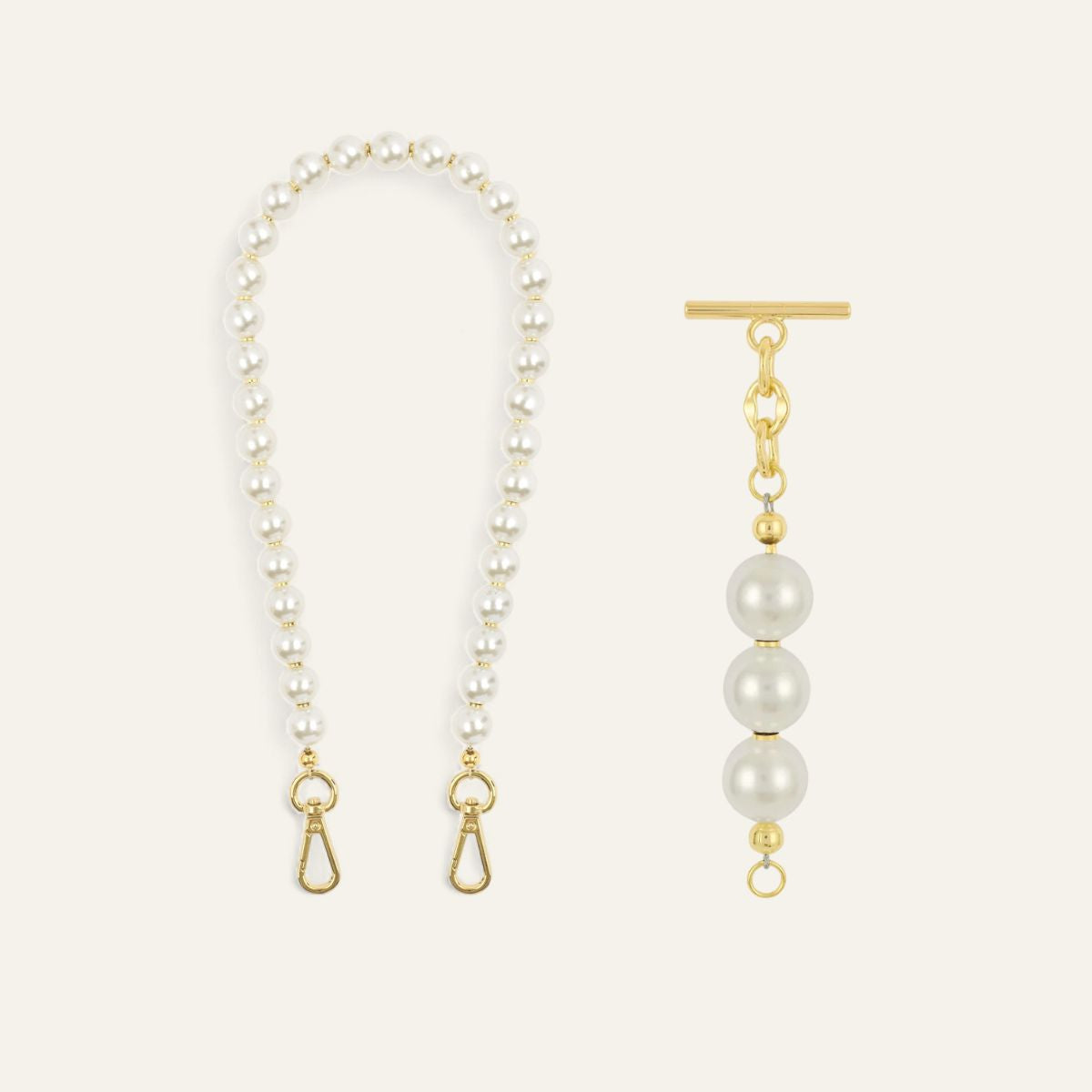 Pearly Queen Set | with Gold hardware