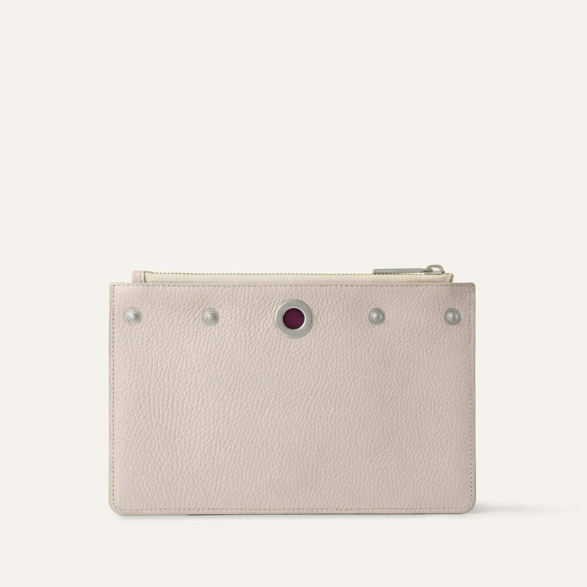 Voyager Pouch | Chestnut Porcelain with Silver hardware
