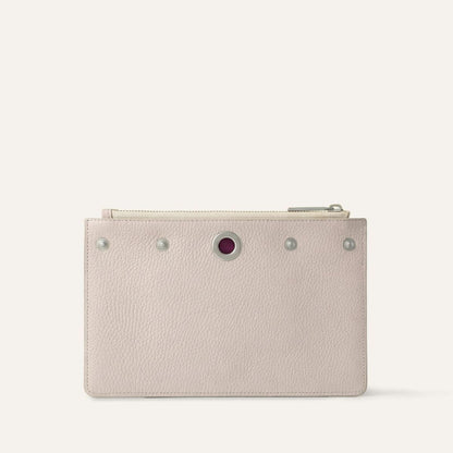 Voyager Pouch | Chestnut Porcelain with Silver hardware
