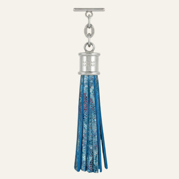 Capsule Tassel Classic | Petal Mosaic with Silver hardware