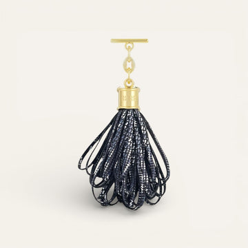 Lantern Tassel | Plaid Dreams with Gold hardware