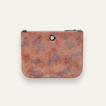 Preloved Ivy Clutch | Garden of Roses with Silver hardware