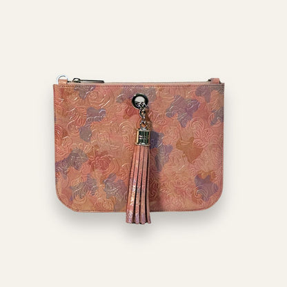 Preloved Ivy Clutch | Garden of Roses with Silver hardware